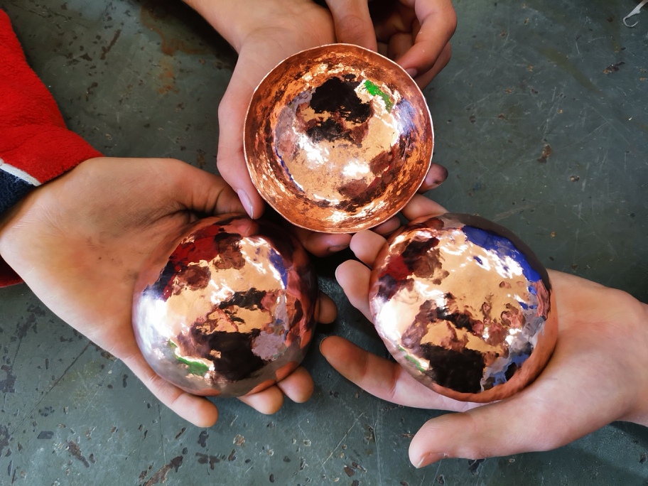 Copper-bowls